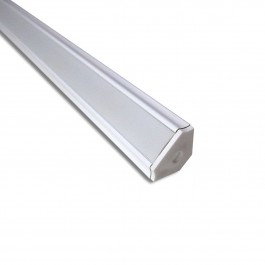 Profil aluminium blanc d'angle BDL1717