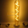 Ampoule LED longue ambre E27 allumée