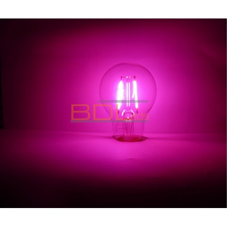 Ampoule led filament rose E27 2 watts