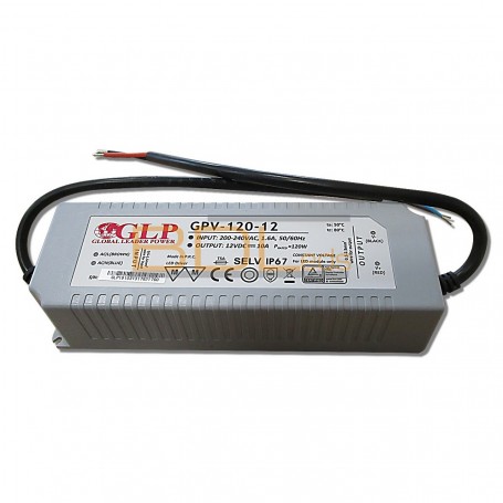 Alimentation led 12V 120W étanche IP67