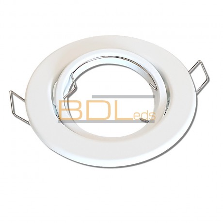 Spot encastrable orientable rond Blanc pour LED