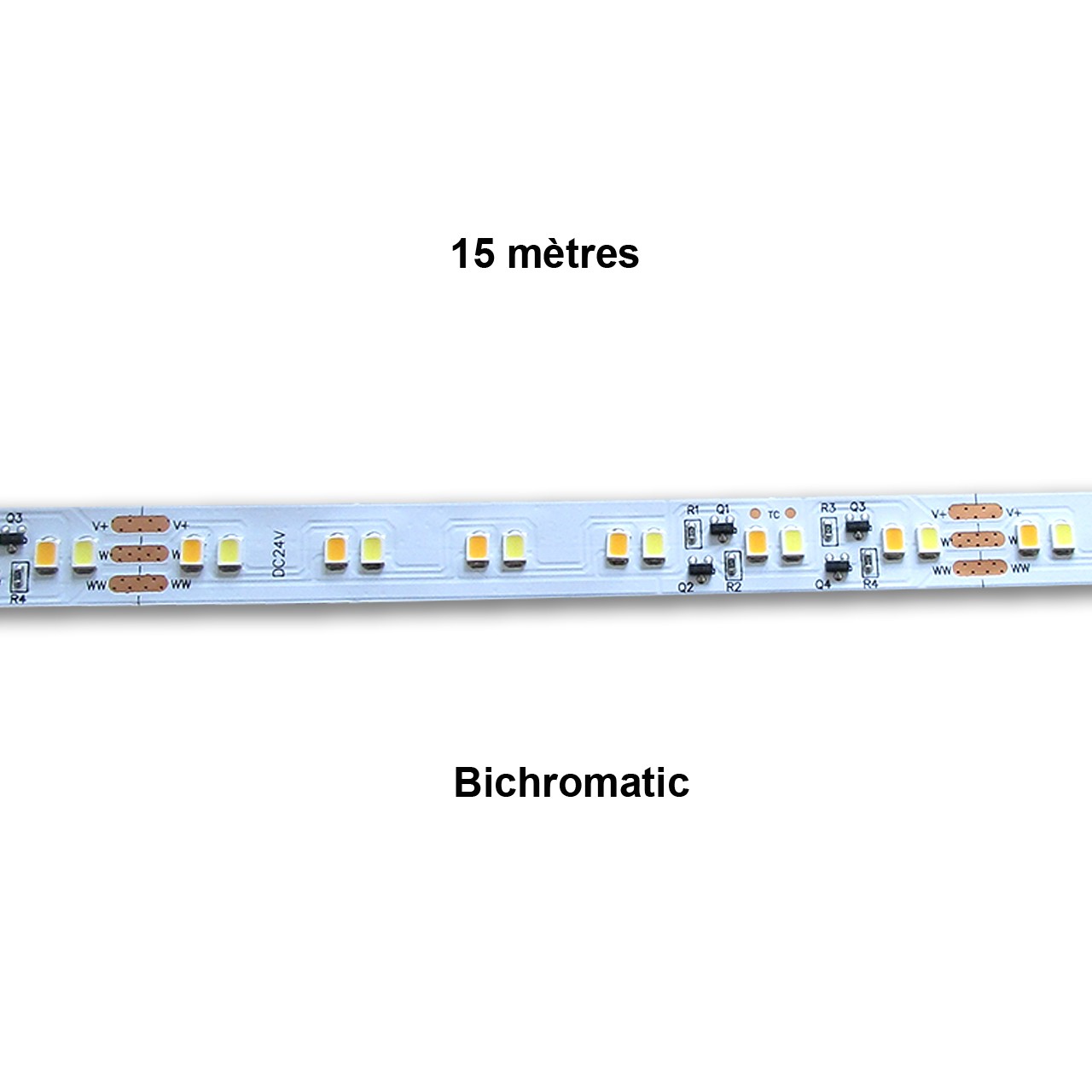 Vente ruban LED au mètre. Kit 12v blanc froid de 1 à 10 mètres