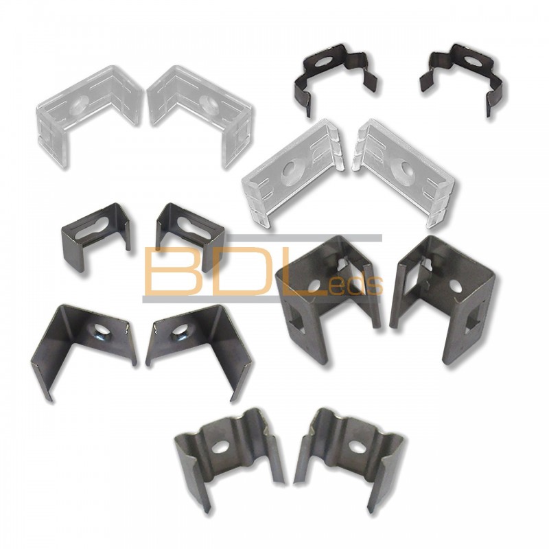 Pack de 2 clips de fixation pour profilé CORNICHE