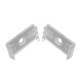Set de 2 fixations de profilé alu BDL2509