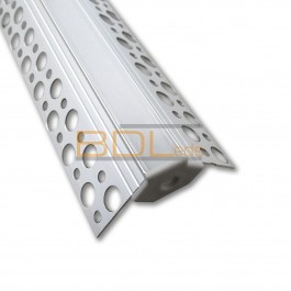 Profilé aluminium pour plaque de plâtre angle sortant BDL5022