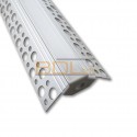 Profilé aluminium pour plaque de plâtre angle sortant BDL5022