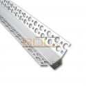 Profilé aluminium pour plaque de plâtre angle entrant BDL4625