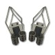Set de 2 fixations de profilé alu supplémentaires