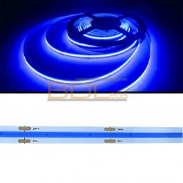 Ruban LED COB/FOB bleu 460nm 24V