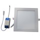 Plafonnier led carré 22.5x22.5 18W