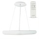 Suspension LED blanc carré 46cm 40W variable