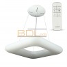 Suspension LED blanc carré 46cm 40W variable