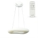 Suspension ronde LED blanc 75 cm 82 W variable