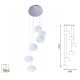 Suspension design 6 LED globes 76W
