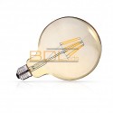 Ampoule led E27 G125 filament 4W 2700K golden