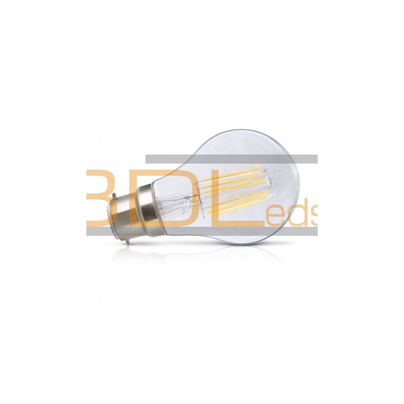 Ampoule connectée led à filament standard B22 550 Lm = 40 W blanc très  chaud, PH - Enki