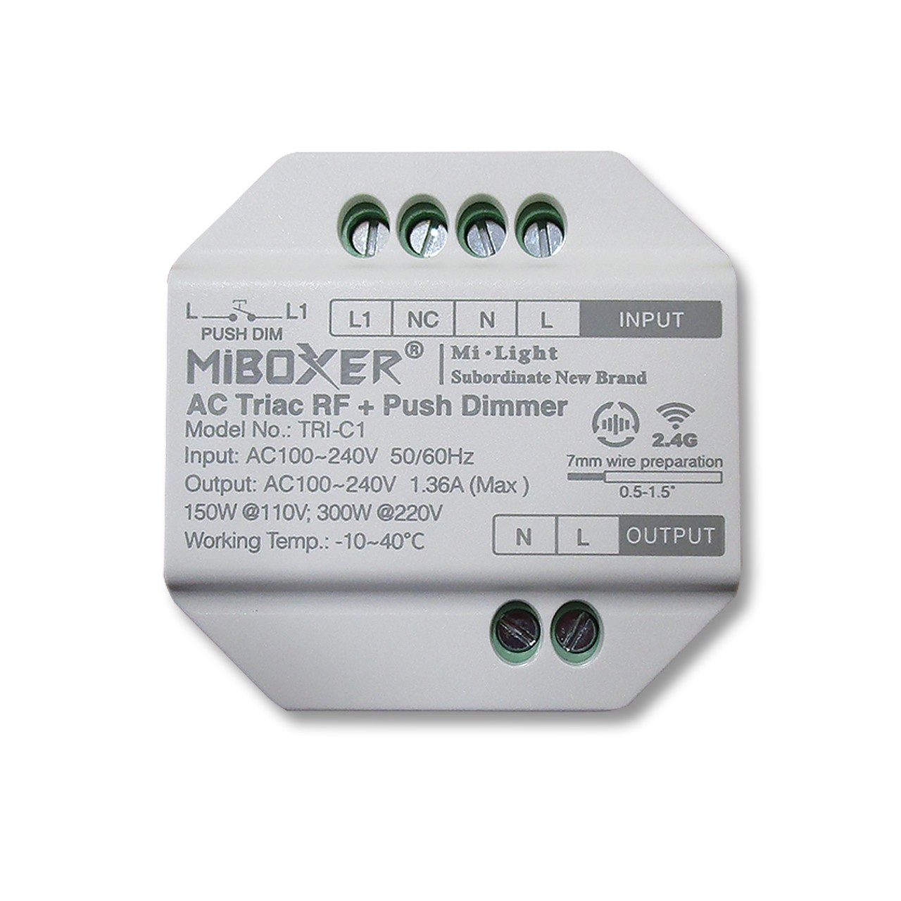 Give Search engine optimization gauge Variateur LED 220V TRI-C1 pilotable par télécommande et bouton poussoir Give Search engine optimization gauge Variateur LED 220V TRI-C1 pilotable par télécommande et bouton poussoir