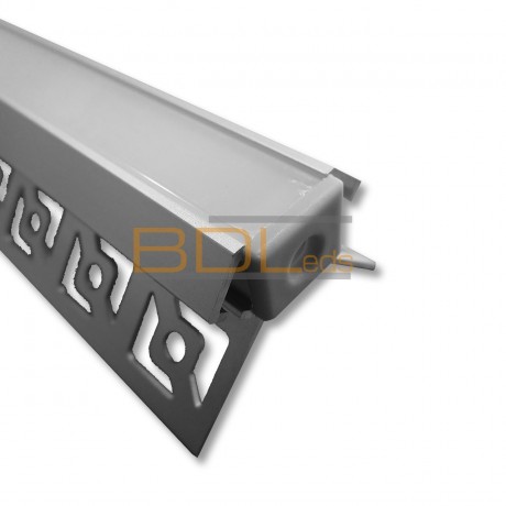 Profil LED spécial carrelage angle sortant