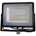 Projecteur LED blanc chaud 100W noir