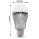 Ampoule E27 9W blanc variable, dimmable, FUT109 MiBoxer