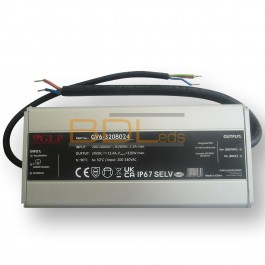 Transformateur LED 24V/DC, 0-30W, ultraplat, SELV