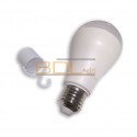 Ampoule led E27 9W sans fil et rechargeable