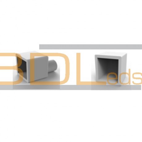 Bouchon pour gaine LED vierge en silicone