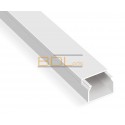 Moulure électrique PVC 2m 25x16 blanche