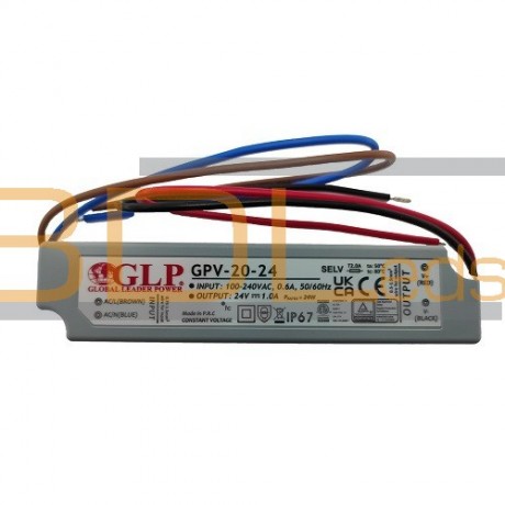 Alimentation 20 watts 24 volts IP67 GPV-20-24