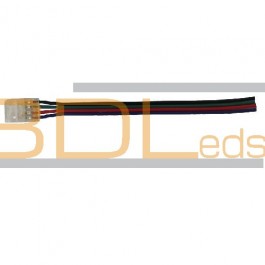 Connecteur d'alimentation pour ruban LED COB RGB sans soudure 10mm