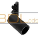 Spot LED sur Rail GU10 (sans ampoule) NOIR: luminaire sur rail monophasé