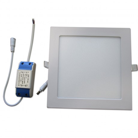 Plafonnier led carré 15x15 9w