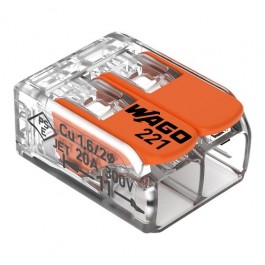 Borne de raccordement avec levier WAGO 221-412 : simplicité et sécurité pour vos connexions électriques