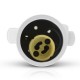 Spot sur rail monophasé orientable blanc pour ampoule LED GU10: Spot LED pour un luminaire sur mesure