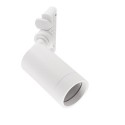 Spot sur rail monophasé orientable blanc pour ampoule LED GU10: Spot LED pour un luminaire sur mesure