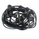 Guirlande Guinguette IP44 10 mètres extensible, 10 lampes filaments 1W blanc chaud 3000K