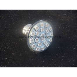 Ampoule led rouge bleu vert E27 smd