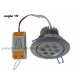 Plafonnier LED 7W 15° 