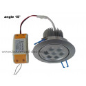 Plafonnier LED 7W 15° 