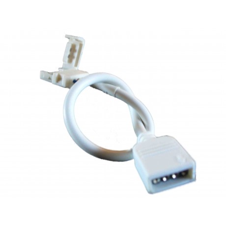 Connecteur Femelle avec clips pour ruban led RGB