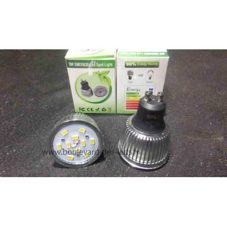 Ampoule LED GU10 500 lumens 5630