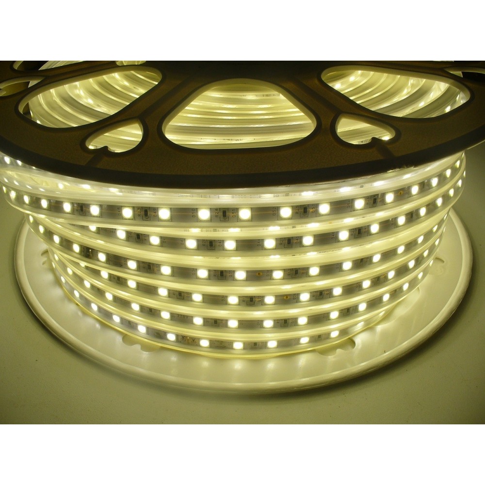 Ruban LED 5M avec Interrupteur 220V 230V IP65 étanche Bande LED, Bandeau LED  Blanc Chaud : : Luminaires et Éclairage