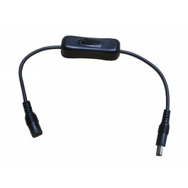 Connecteur Intermédiaire avec Câble pour Ruban LED IP68 12mm 2Pin •  IluminaShop France