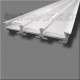 Profilé aluminium encastrable 3 bandes pour led BDL5609