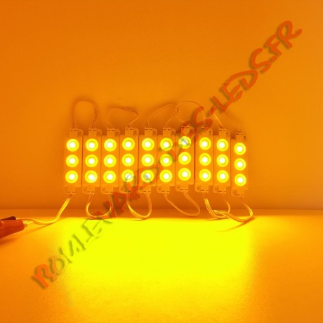 10 x LED 5mm concave jaune avec accessoires jaune concave LED