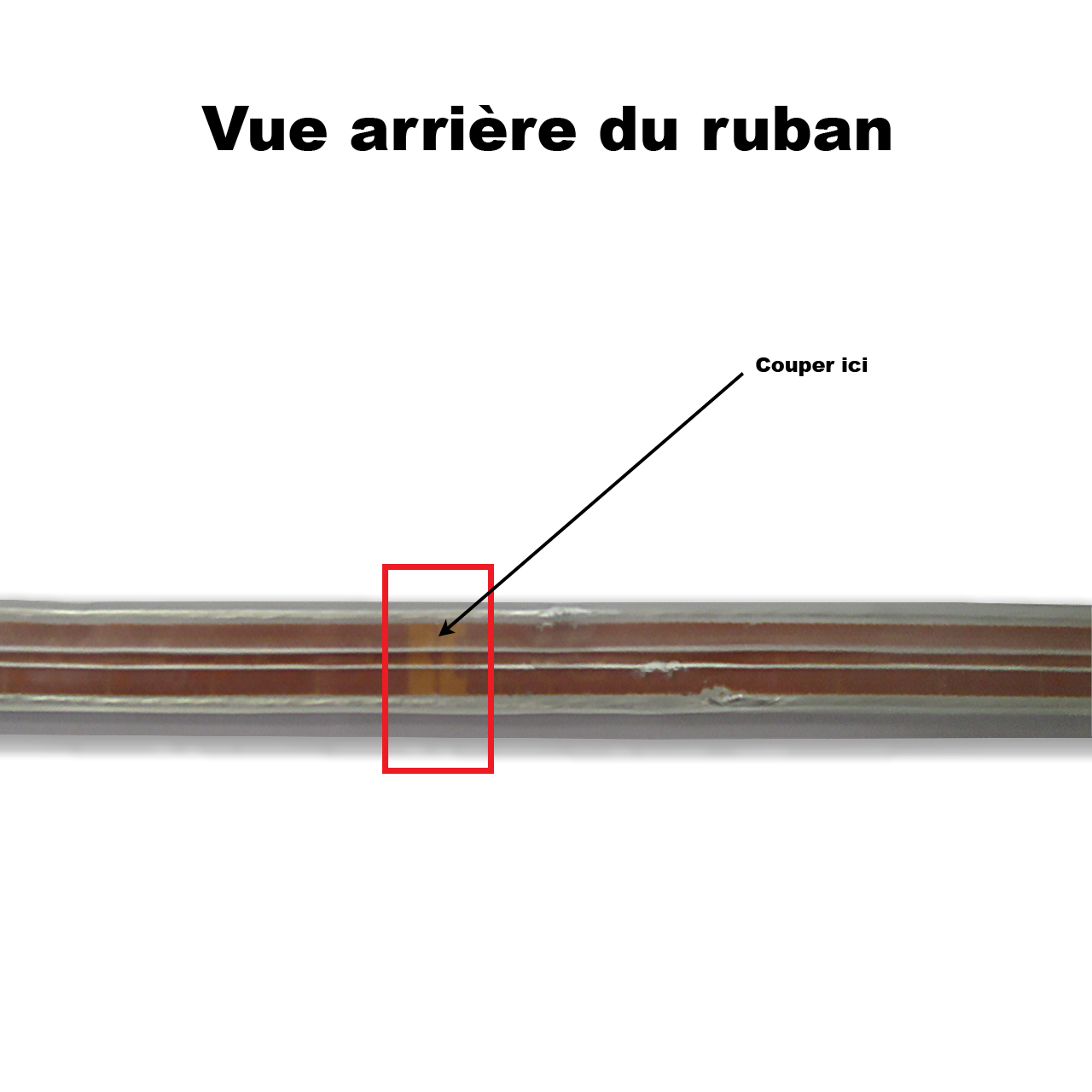 Profilé pour ruban LED jusqu'à 15mm de 2 mètres