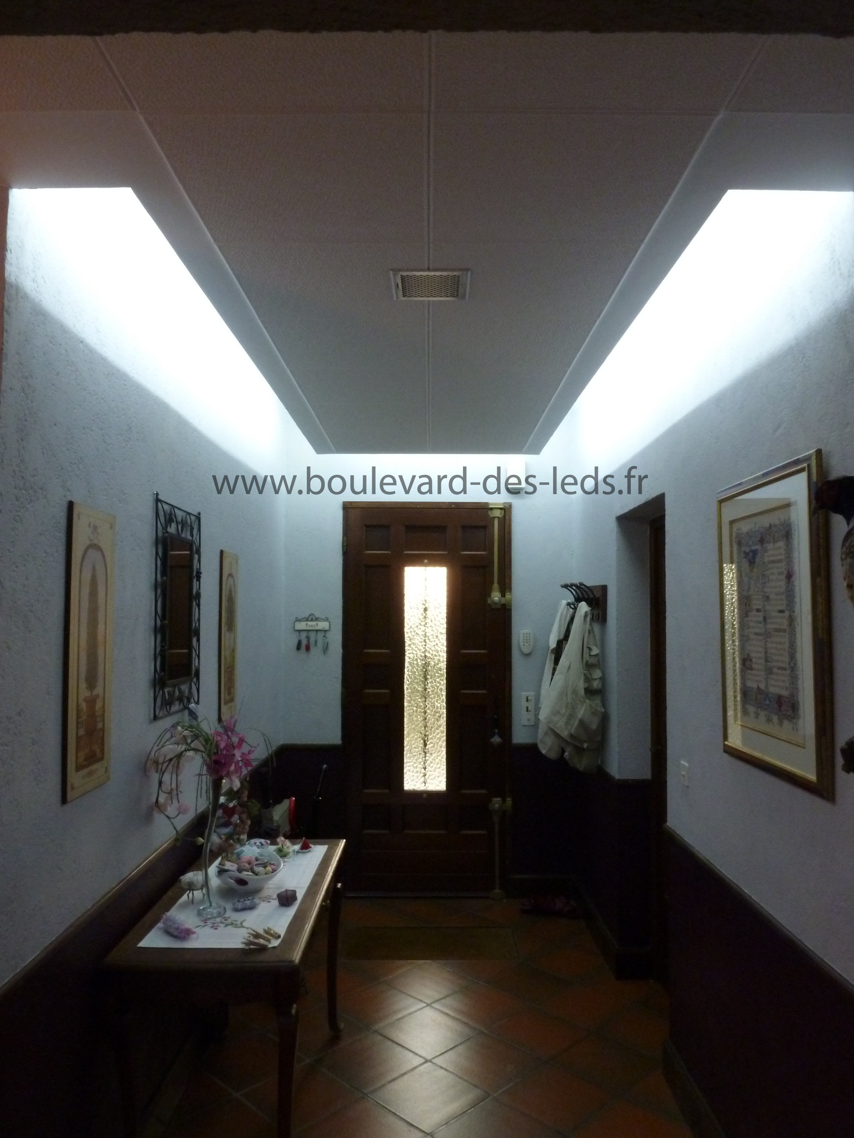 Guirlande led plafond chambre